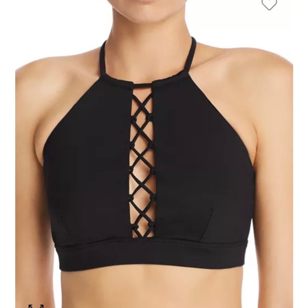 ALO Yoga Starlet Lace-Up Sports Bra - size small. Excellent used condition.